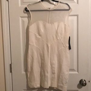 NWT Mesh Top Bodycon Dress